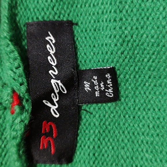 33 Degrees Ugly Christmas Sweater Elf Theme Size M - Picture 4 of 5